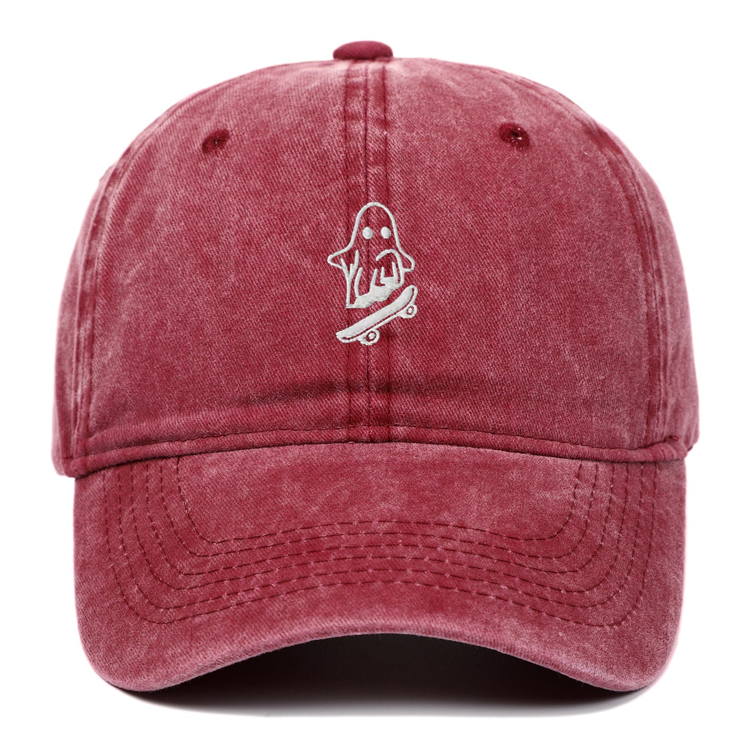 Retro Slidt Udendørs Sportskasket Med Falmet Look
