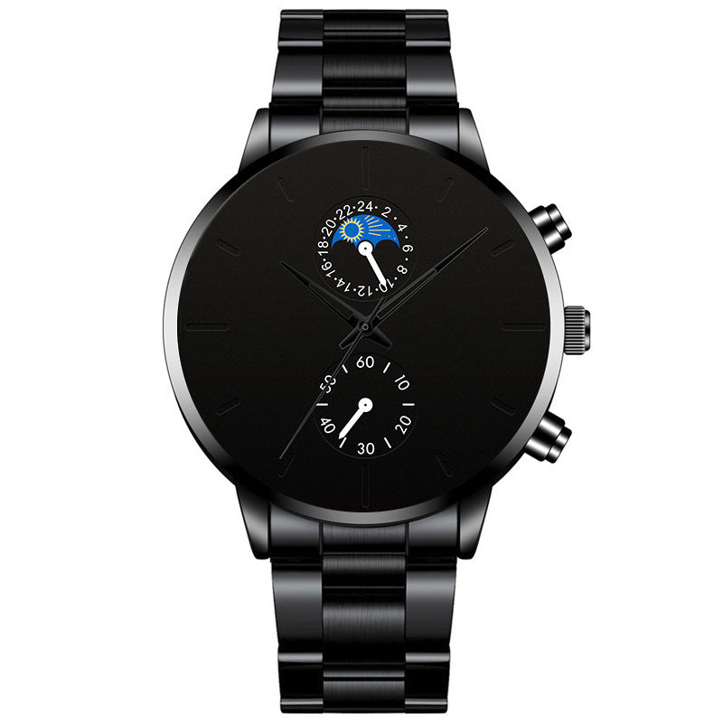 Fashion stainless steel watch with quartz