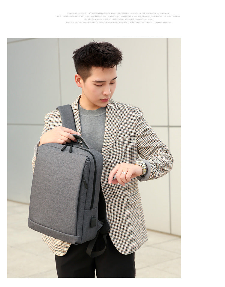 Men's business backpack business trip large capacity computer backpack