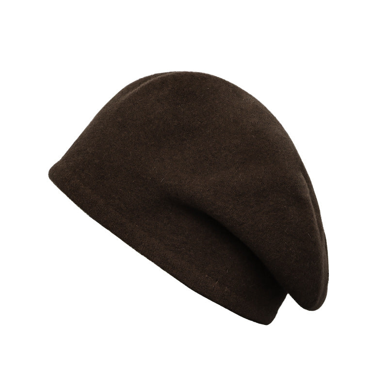 Knitted Wool Hat To Keep Warm Pile