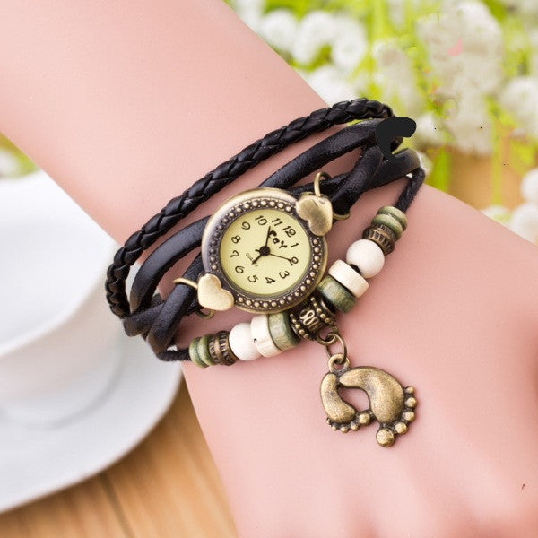 Foot bracelet vintage watch