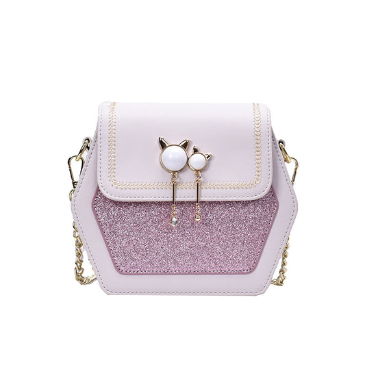 Trendy Korean style wild one-shoulder messenger