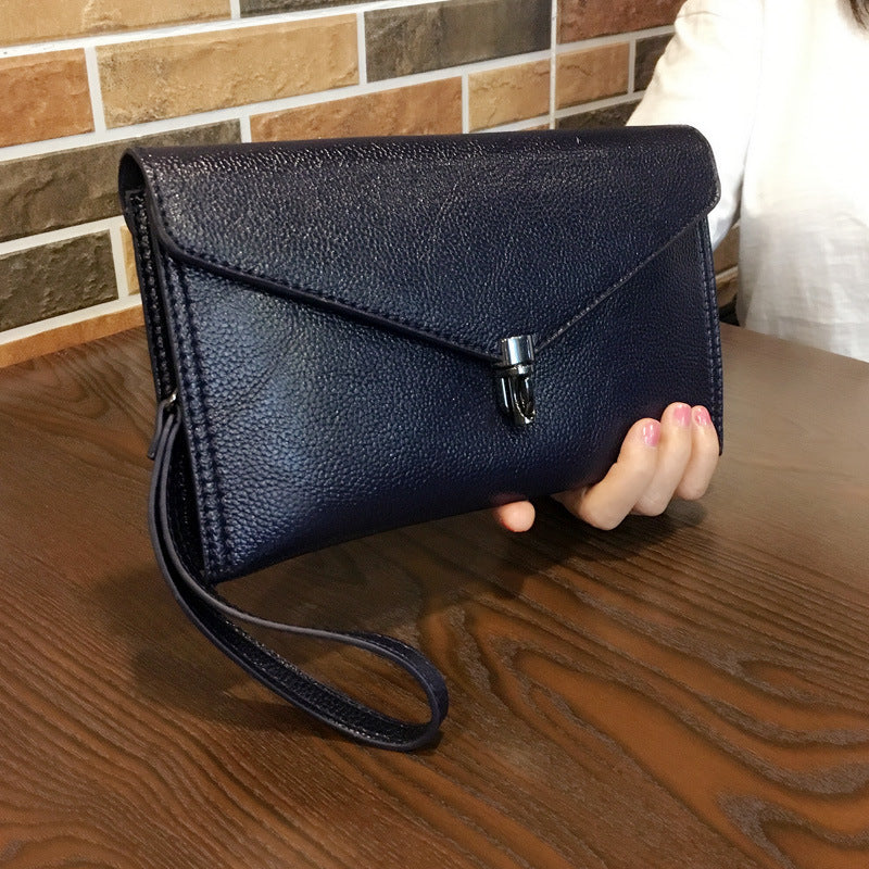 Ladies Head Layer Cowhide Leather Hand Bag Messenger Bag