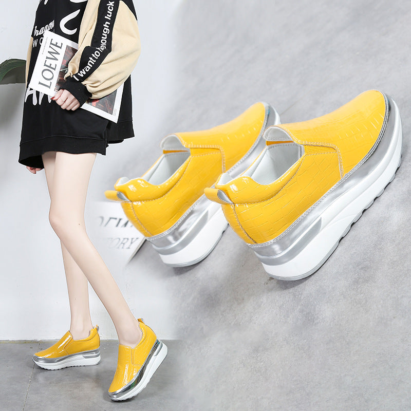 Loafers Women 40 Platform Lazy Shoes