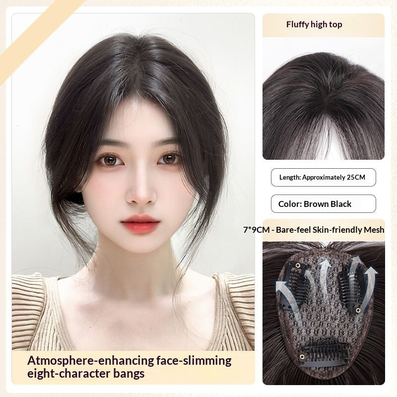 Lightweight Volumizing Faux Bangs And Hairpiece For A Fuller Look