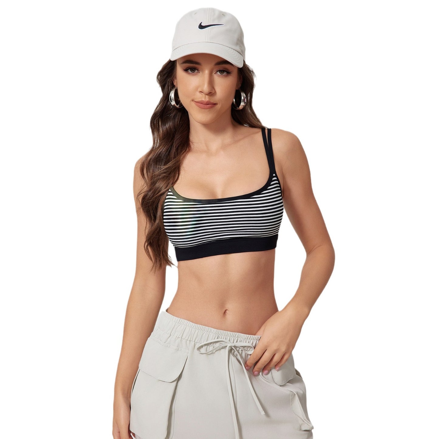 Sports Running Fitness Clothes Beauty Back Vest
