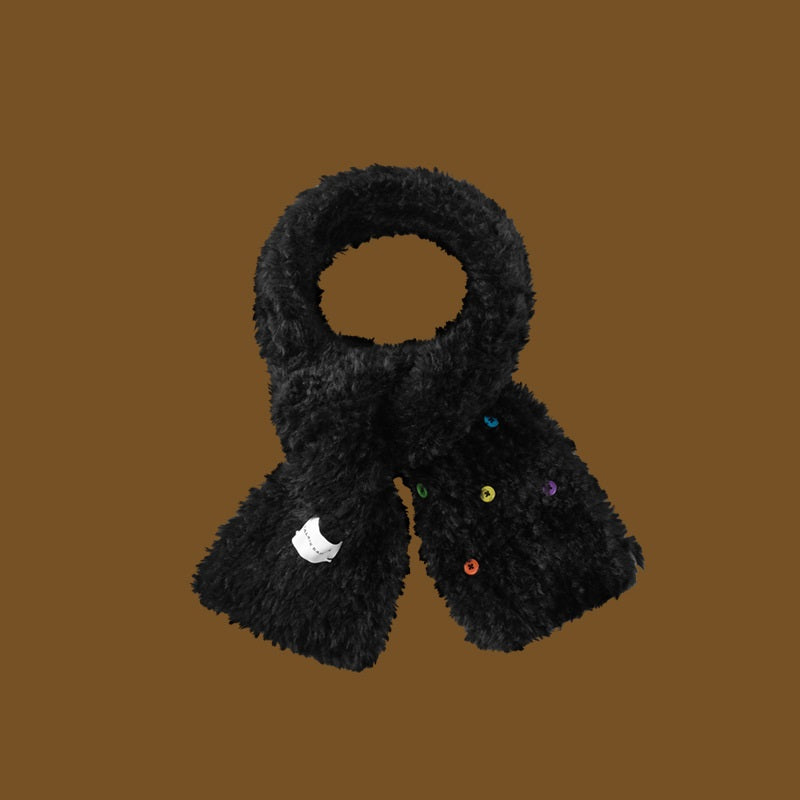 Women's Winter Button Versatile Wool Hat