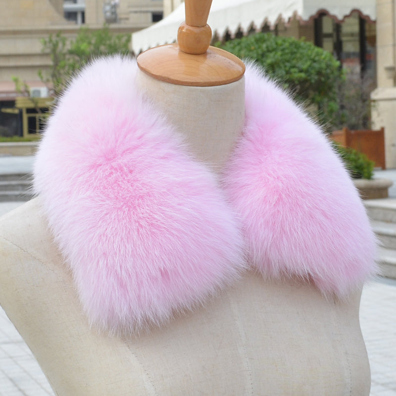 Fox Fur Collar Real Hairy Raccoon Fur