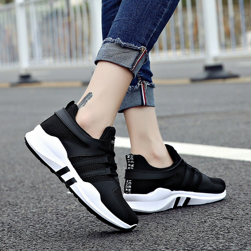 L09 women fall new soft bottom tie breathable mesh shoes wholesale on behalf of a student