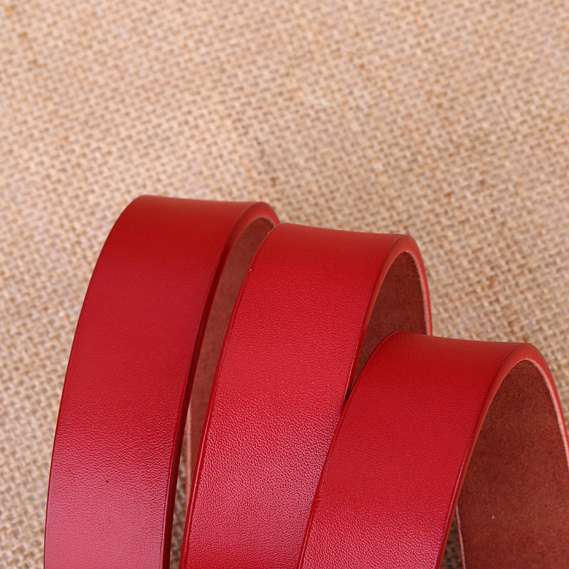 Round buckle belt