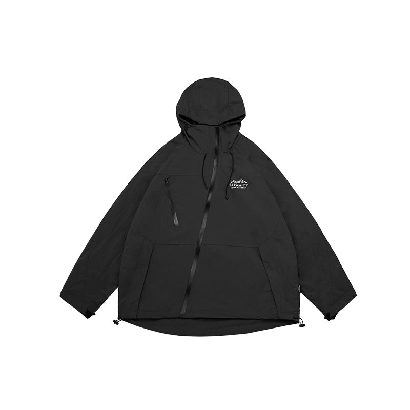 Japanese Brand Hooded Jacket Man