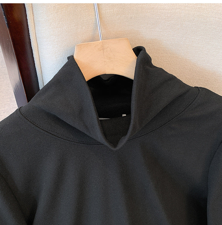 Women's Clothes Long Sleeve T-shirt Turtleneck Top