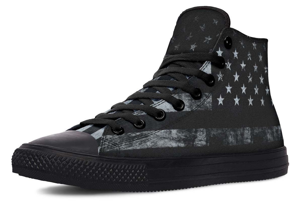Men's And Women's Fashion Color Printing High-top Canvas Shoes