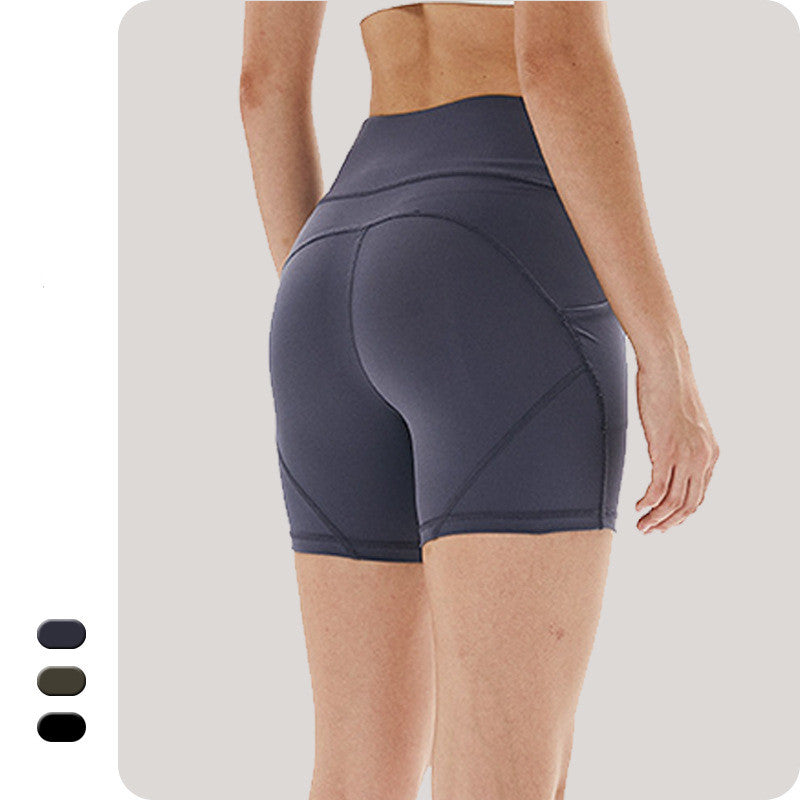 Spring and summer high waist tight shorts