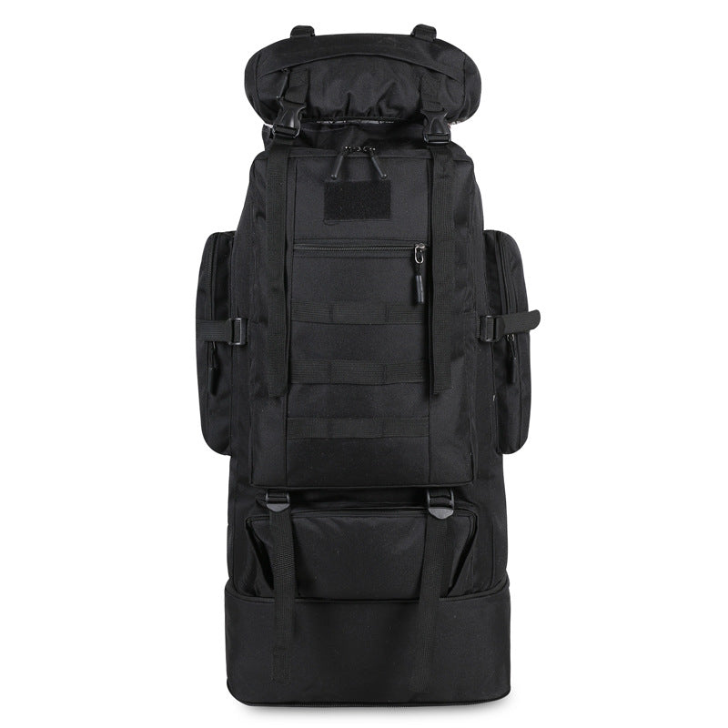 High-capacity military camouflage tactical pack