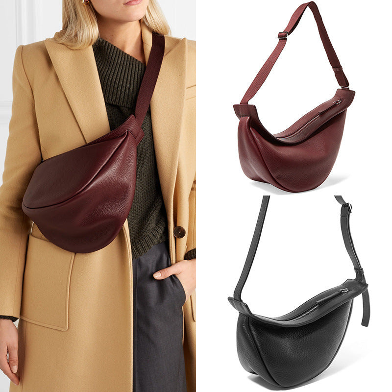 Crossbody-taske Brysttaske Skuldertaske Blødt Læder