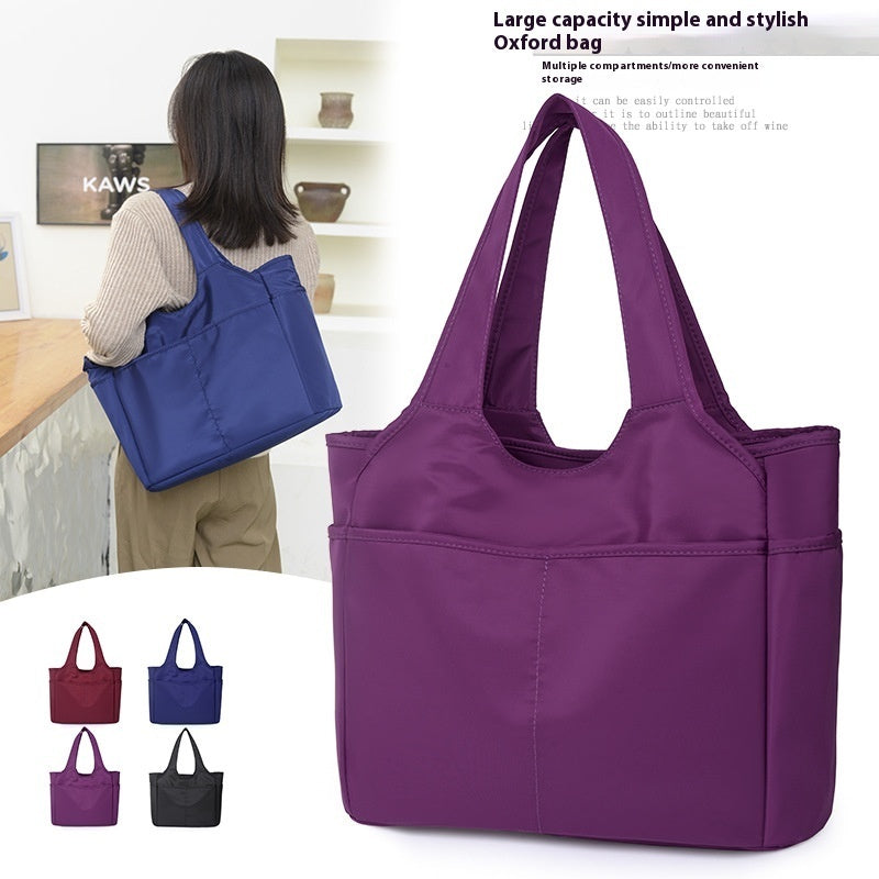 Hand-carrying Oxford Cloth Casual Large Capacity Nylon Shoulder Bag
