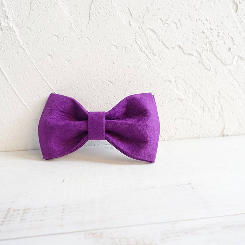 Pet bow tie Solid dog collar bow accessories