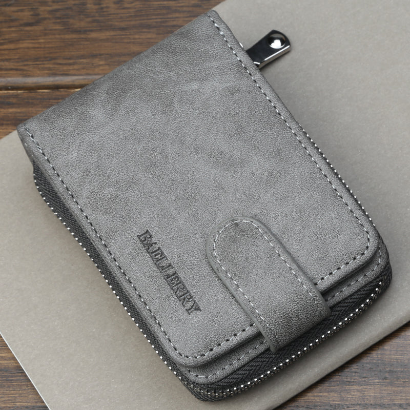 Short Card Bag Multi Slot Youth Fashion