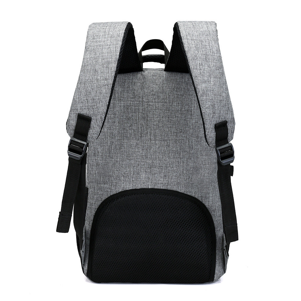 Summer new fashion simple Oxford large capacity double shoulder men's leisure computer bag factory direct sales