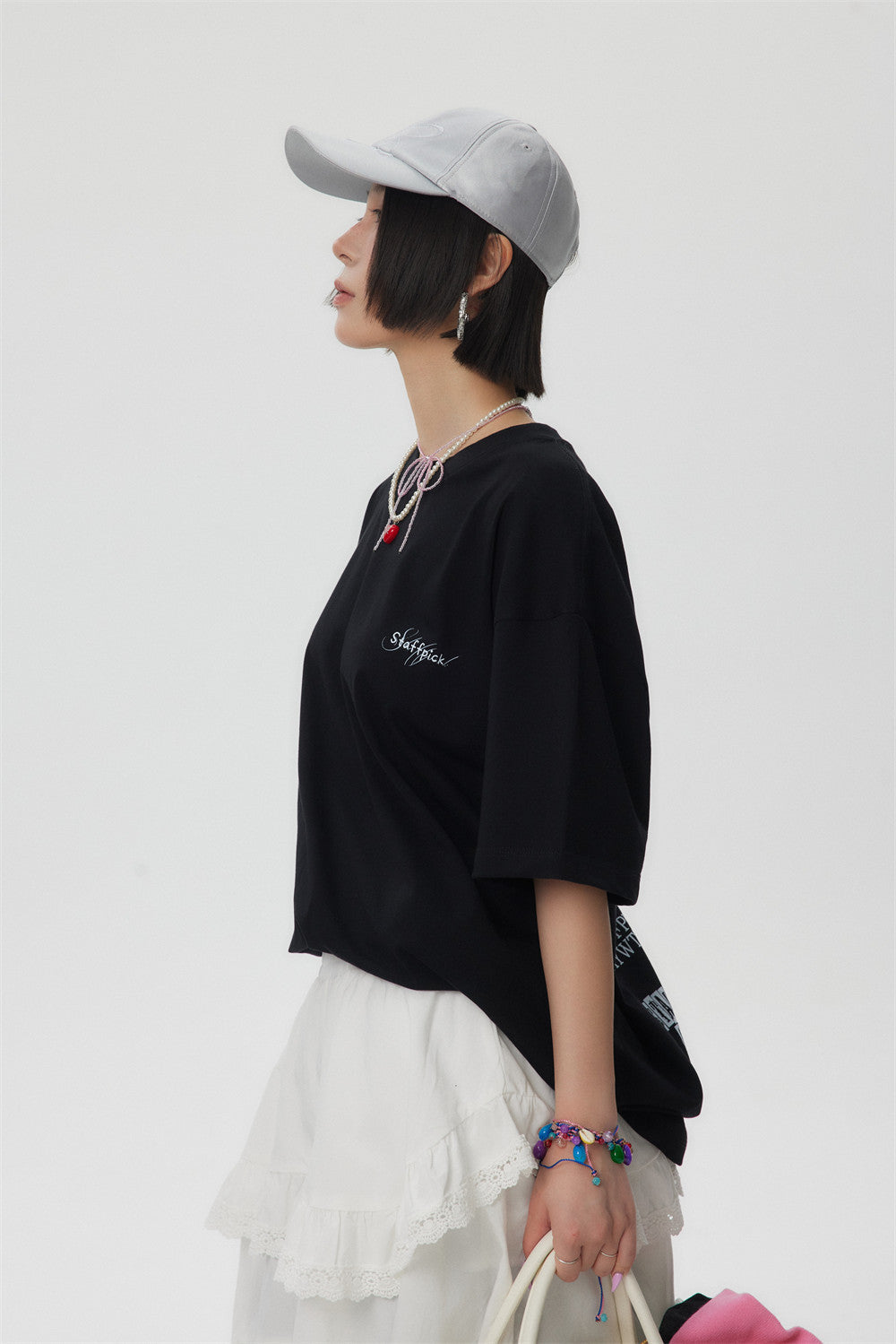Letter Print Short-sleeve T-shirt For Women