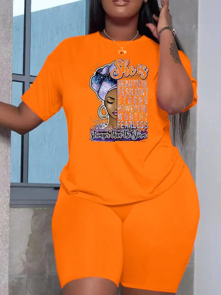 Summer New Short-Sleeve Shorts Set