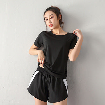 Plus Size Sports Quick Dry Short Sleeve Loose T-Shirt