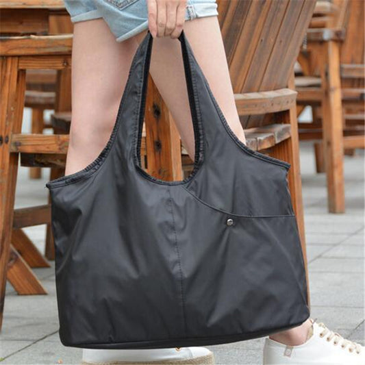 The new nylon cloth bag women bag big color code simple mummy bag cloth Oxford's shoulder bag