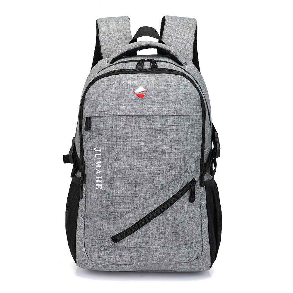 Summer new fashion simple Oxford large capacity double shoulder men's leisure computer bag factory direct sales