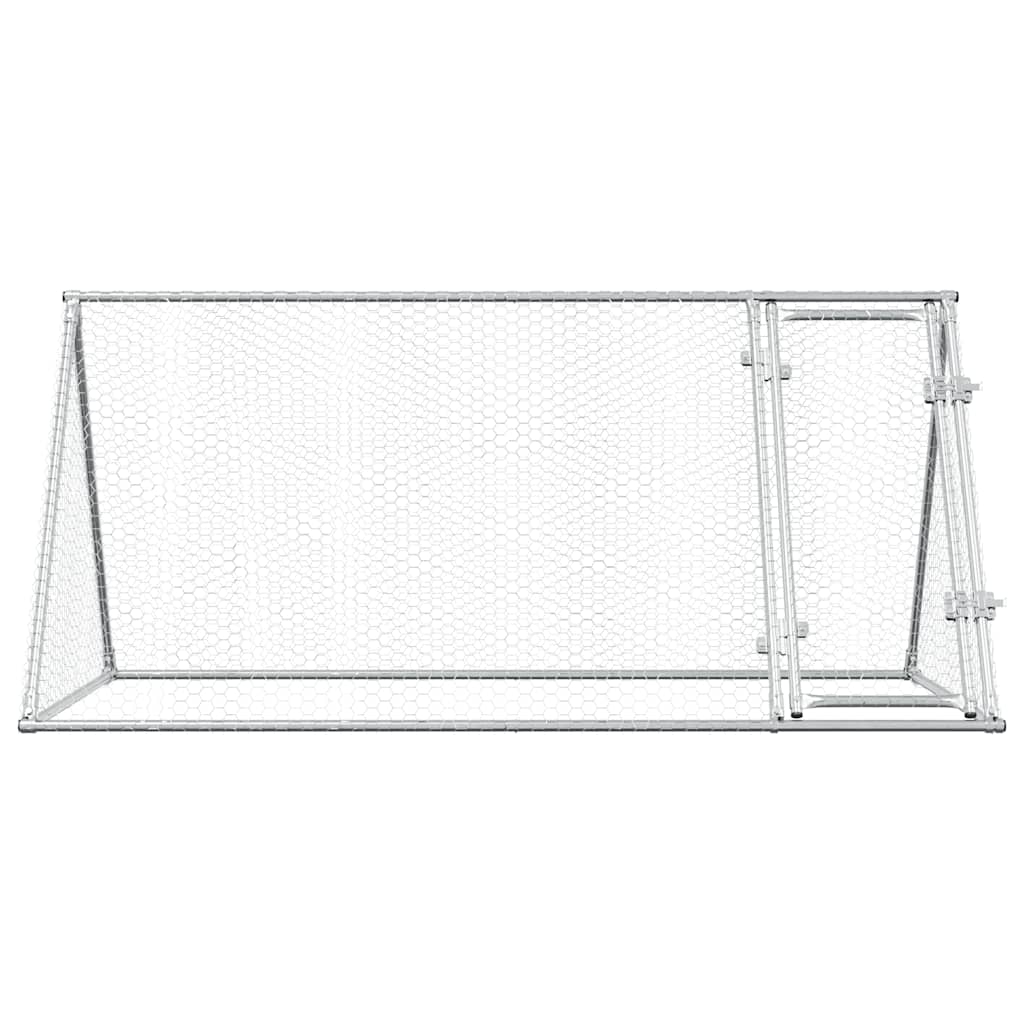 Chicken Cage Silver 200x Galvanized   Chicken Cage Silver
