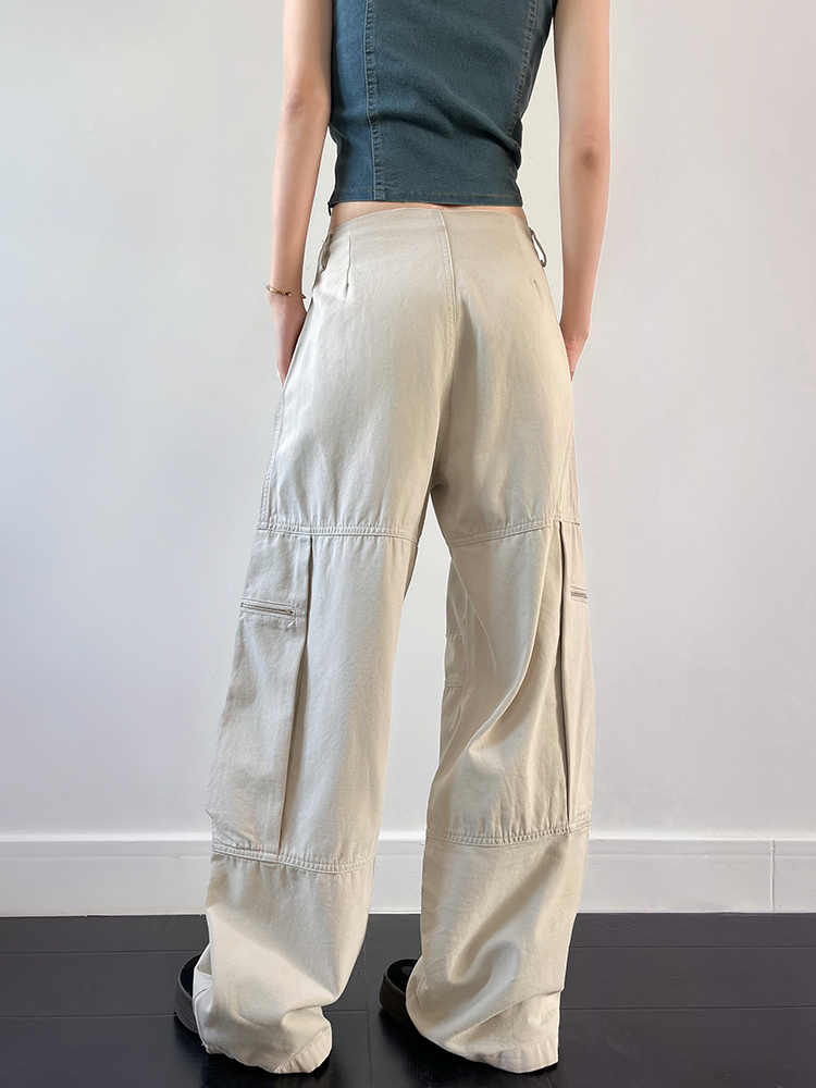 Overalls Pocket Jeans Women's Wide Leg Pants