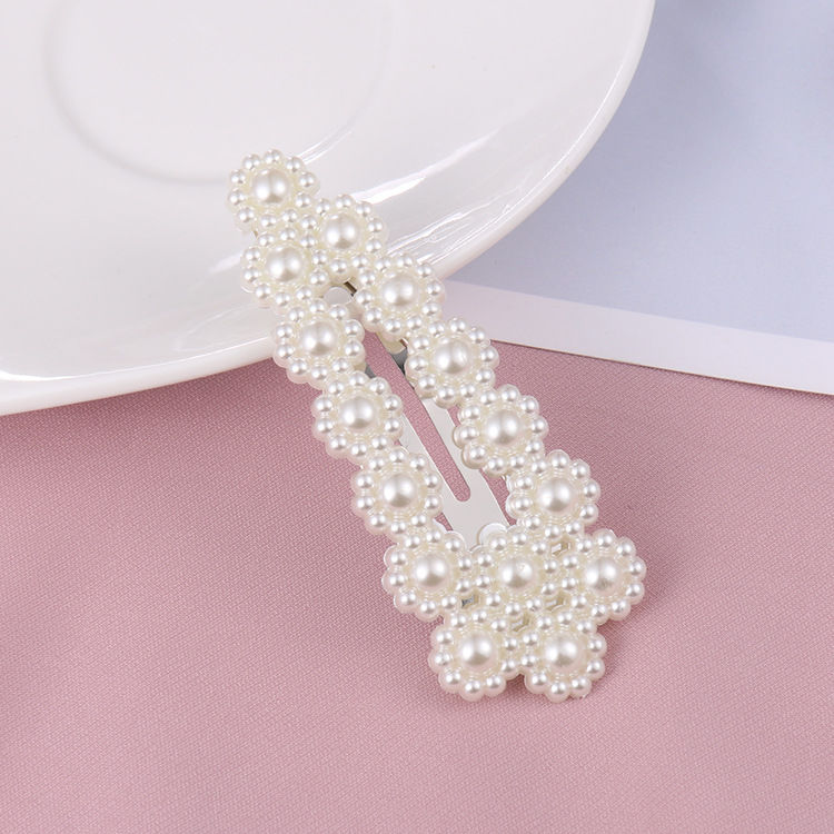 Pearl Hairpin Bangs Hair Jewelry Trend Lady Temperament