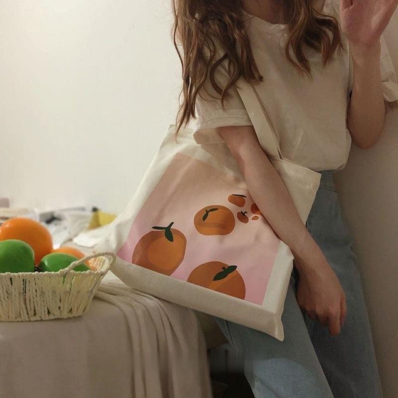One-shoulder College Style Large-capacity Shopping Bag