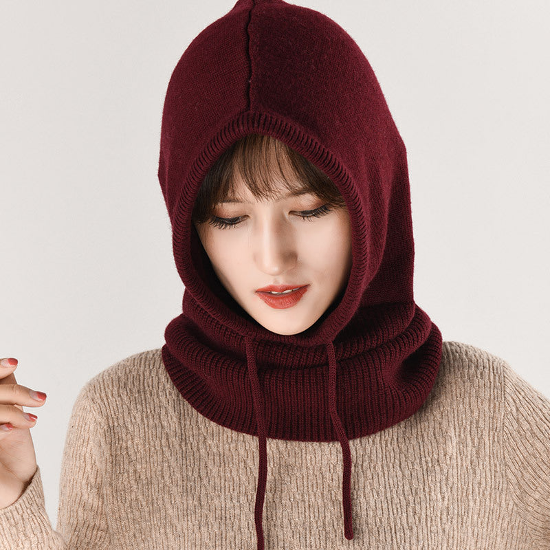 Cashmere Wool Yarn Autumn And Winter Men's And Women's Knitted Headwear
