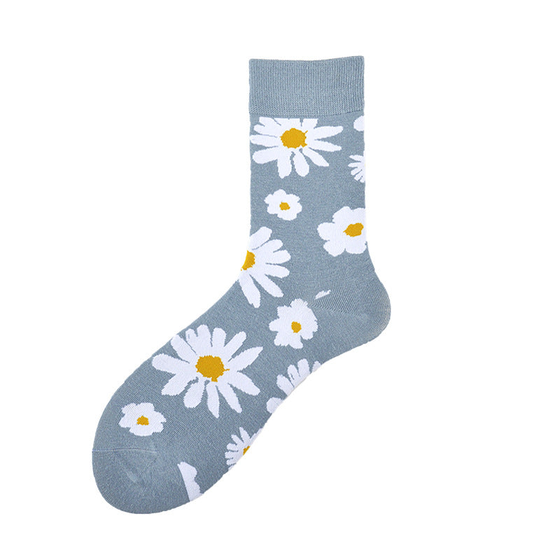 Creative Couple Cotton Mid-high Socks