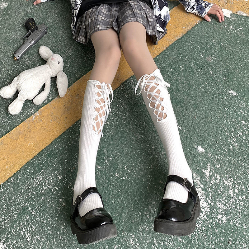 Fashion Personality Lolita Medium Tube Cotton Socks