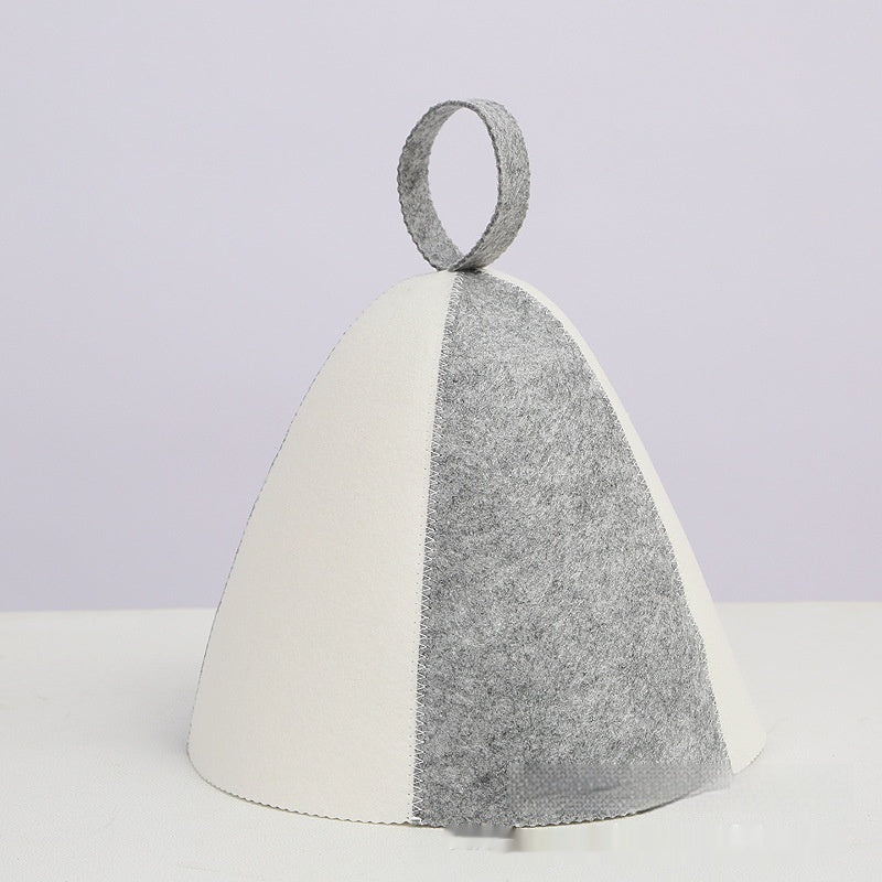 Thickened Felt Sauna Sweating Hat