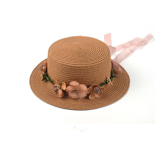 Streamer Garland Outdoor Shade Parent-child Straw Hat