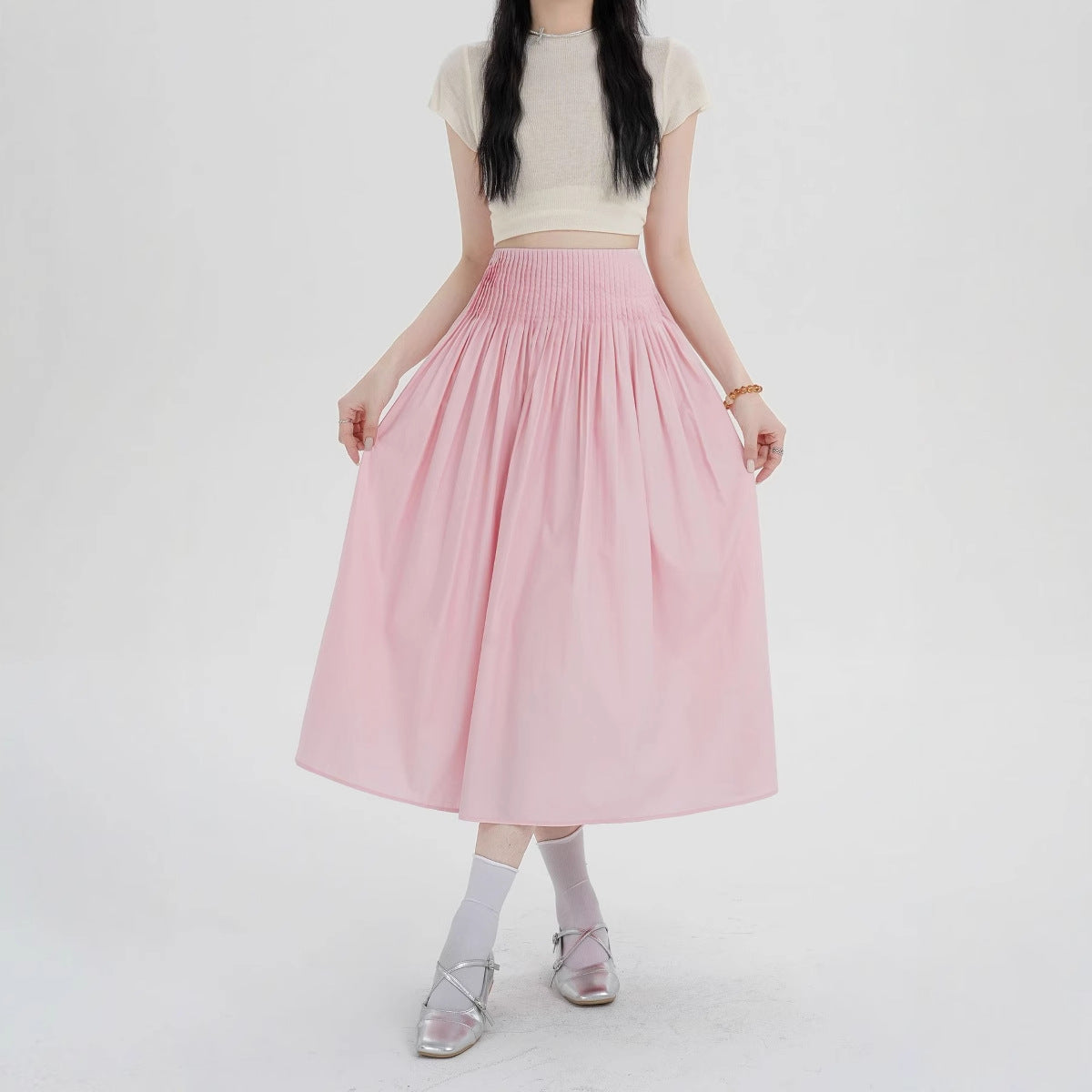 Mid Length Sweet Slim-fit Womens Skirt
