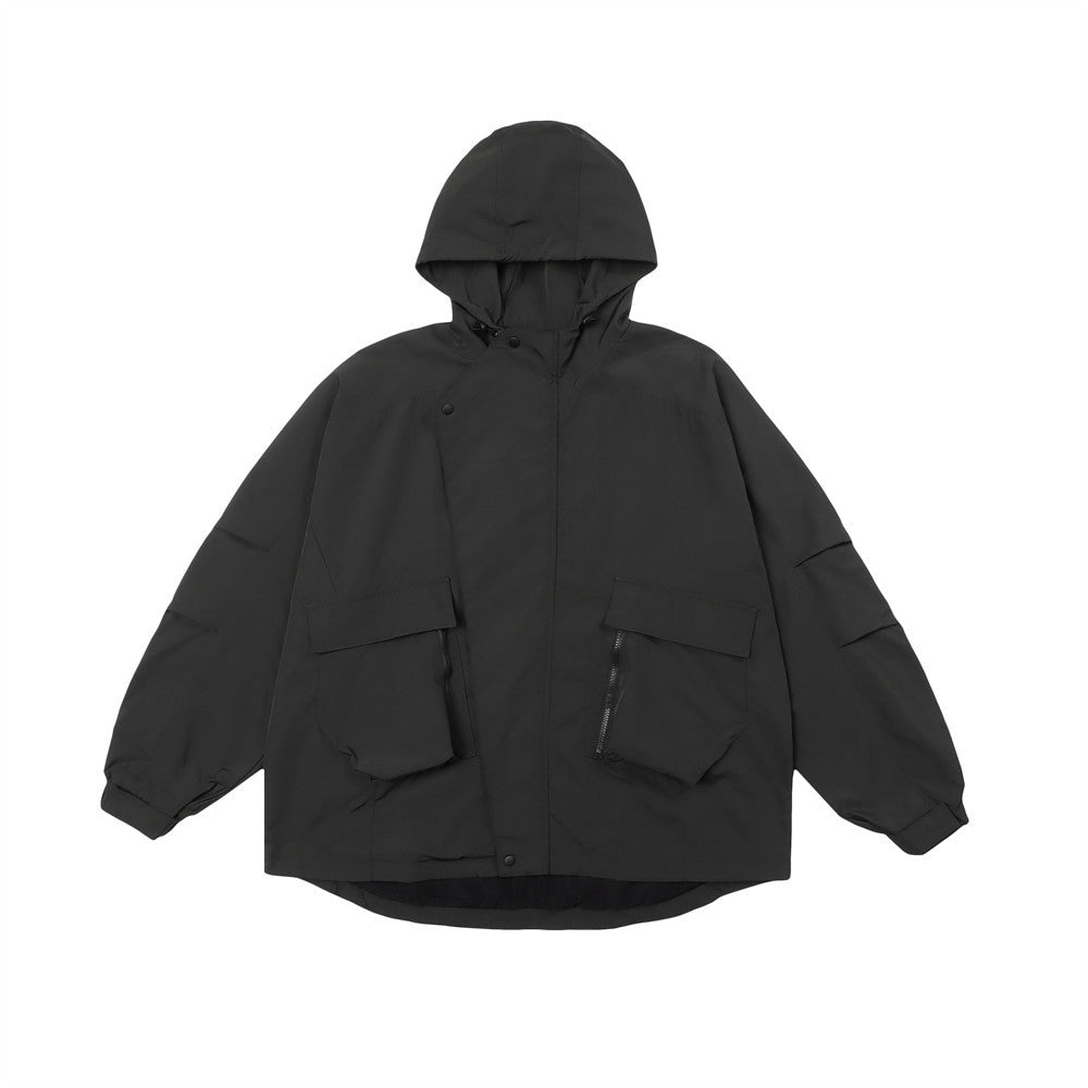 Men's Hipster Ins Niche Loose Hooded Jacket