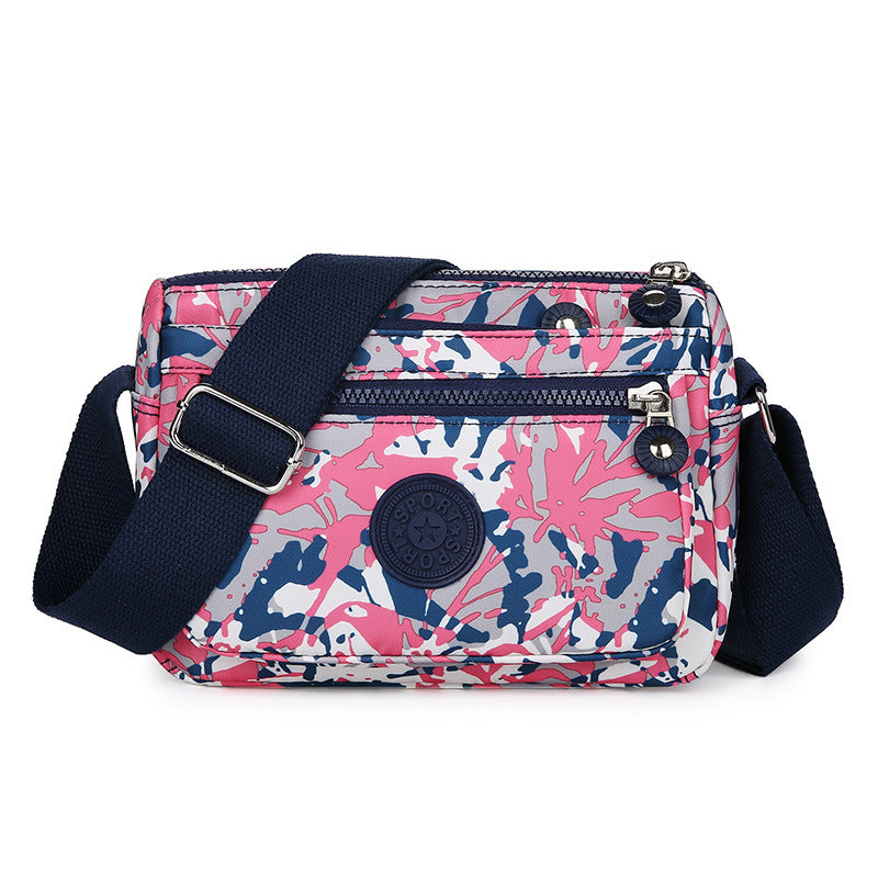 Multi-layer Casual Fashion Messenger Bag Trendy Mobile Phone Change Packet