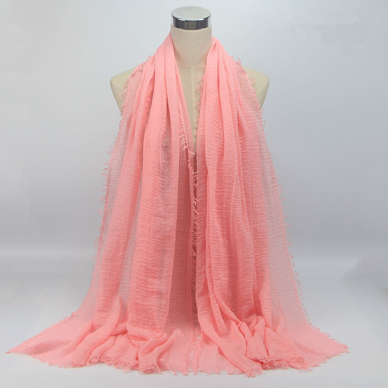 Fashion Vacuum Women's Scarf Cotton Linen Headscarf