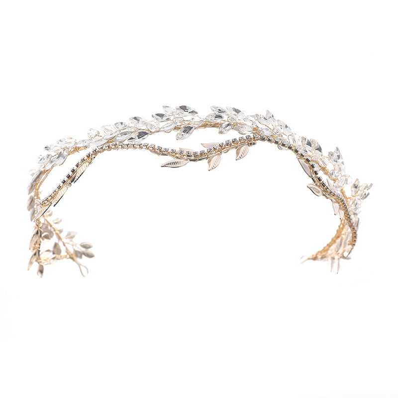 Brudekrone Rhinestone Krystal Legeringsmateriale