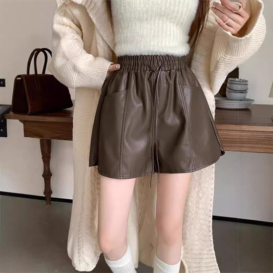 High-waisted Loose-fit Casual And Versatile Shorts
