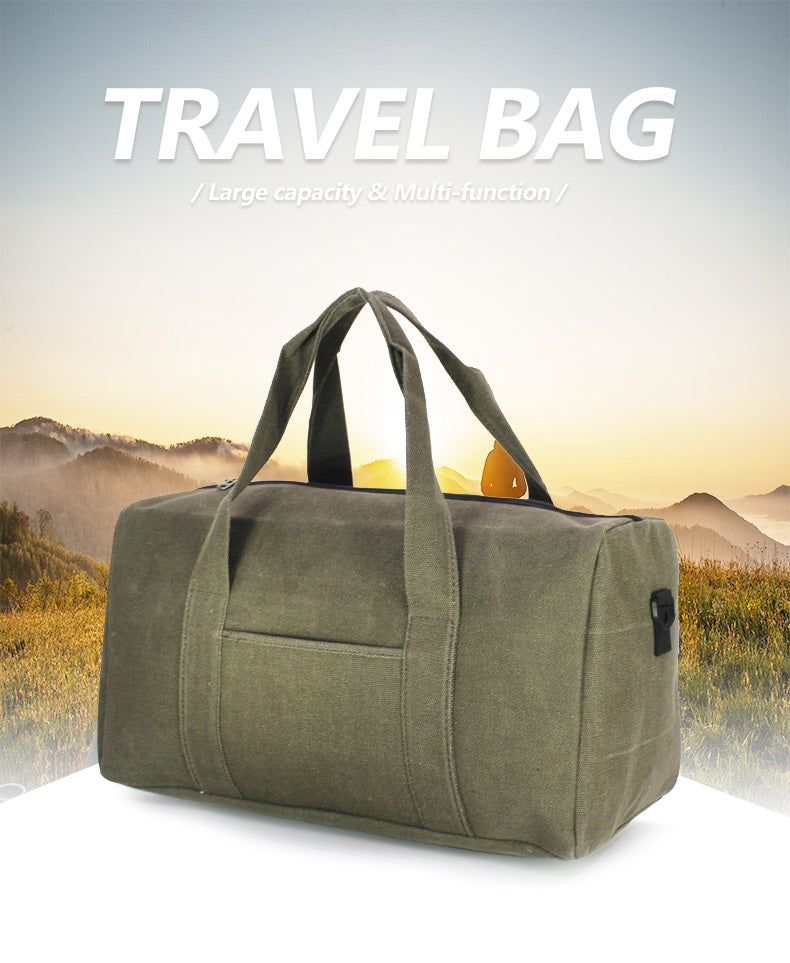 Extra Large Capacity Portable Canvas Travel Bag