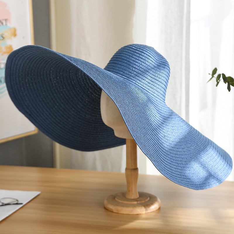 Women's Casual Large Brim Light Board Sunshade Hat