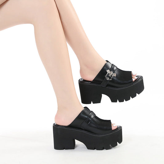 Dame Plateau Åndbare Sandaler