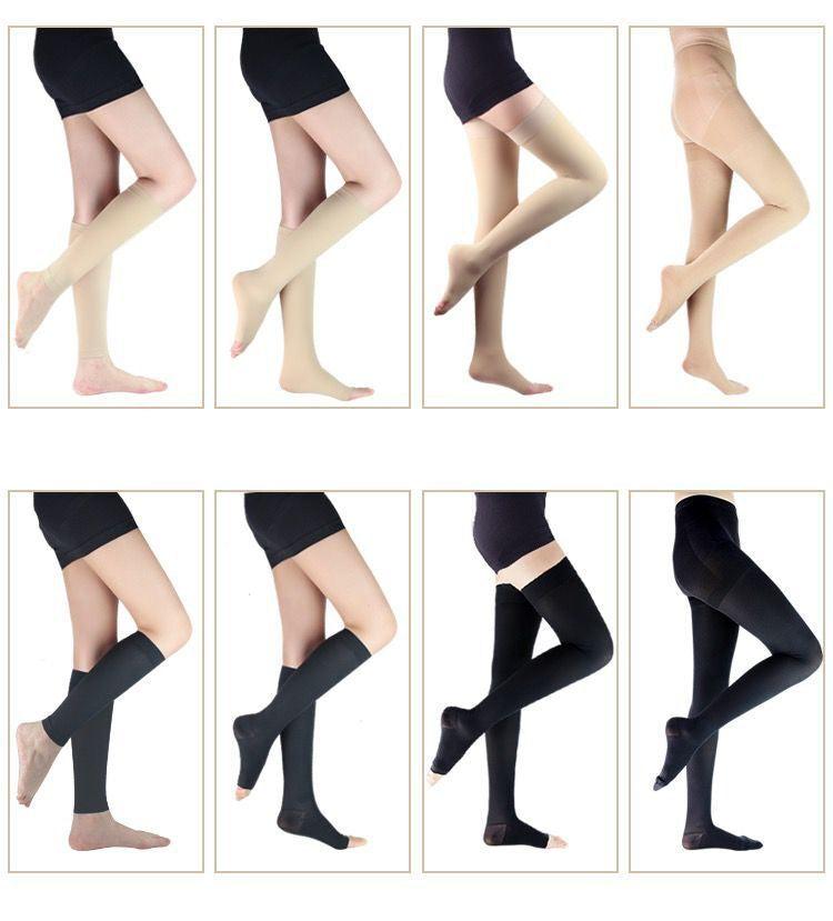 Mid-Cut Romper With Covered  Toe Compression Socks