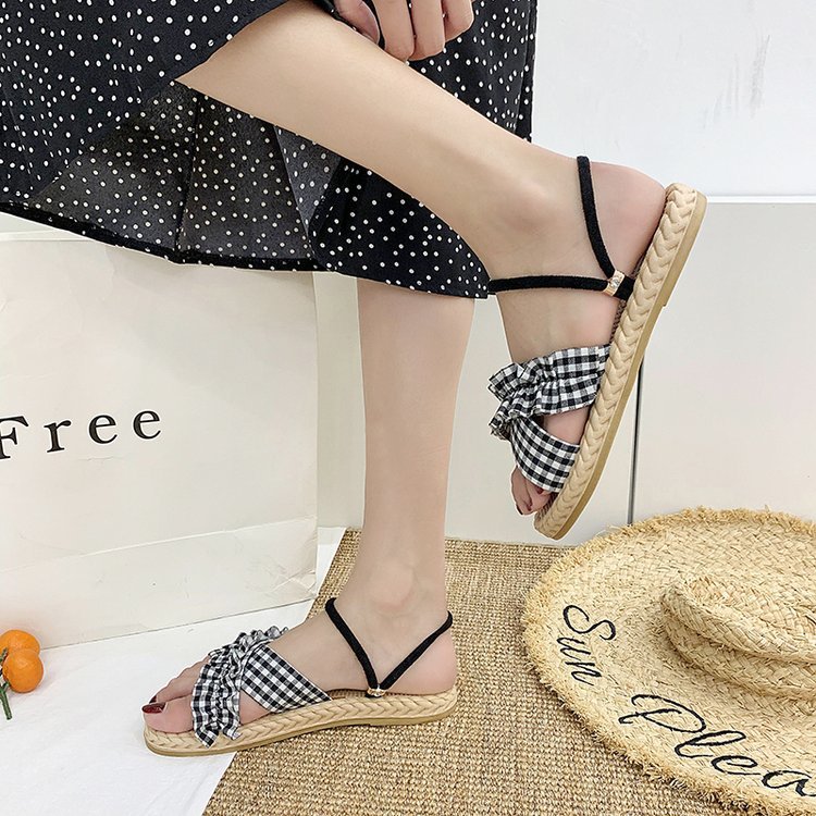 Simple And Stylish Personality Plaid Shoes