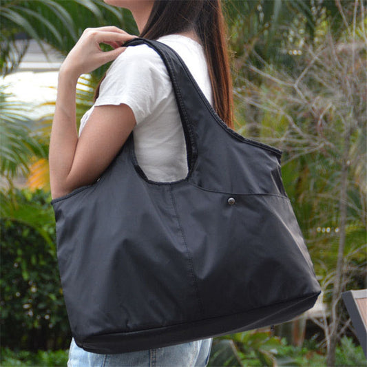 The new nylon cloth bag women bag big color code simple mummy bag cloth Oxford's shoulder bag